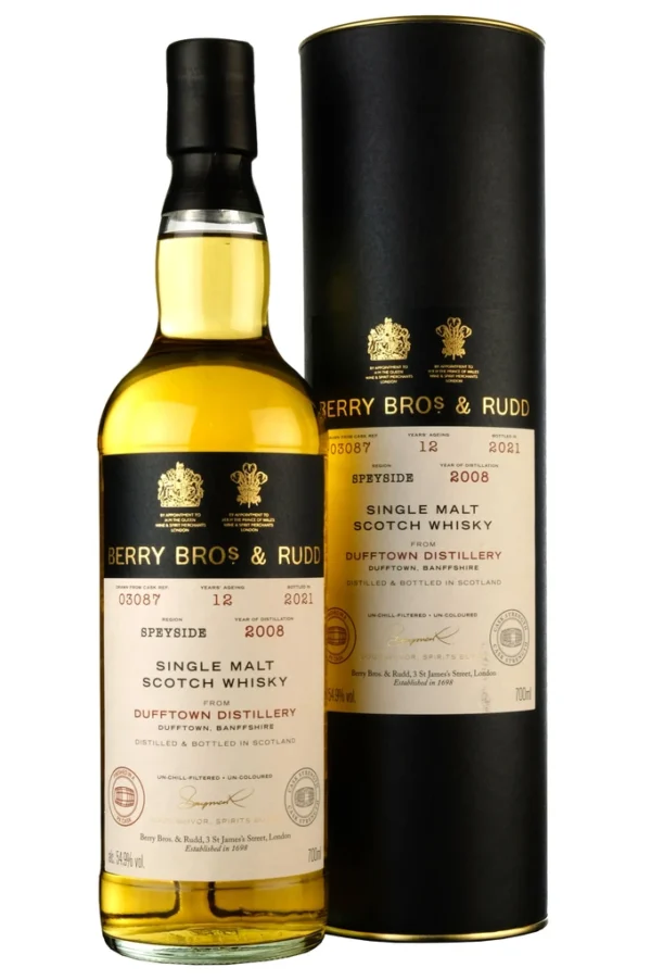 Glentauchers 2008, Berrys´ Own Selection, odessa black wine cask finish