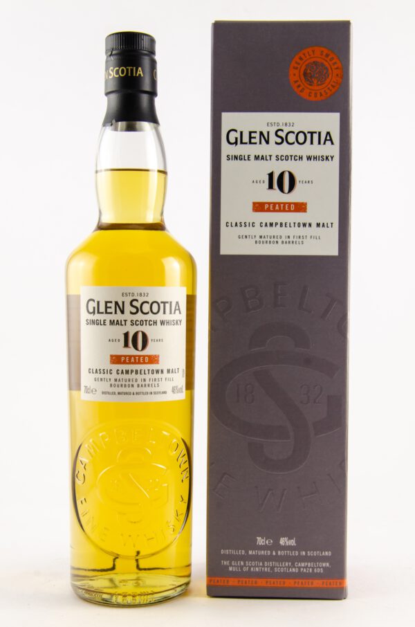 Glen Scotia 10 y.o. ´peated´,  46 %