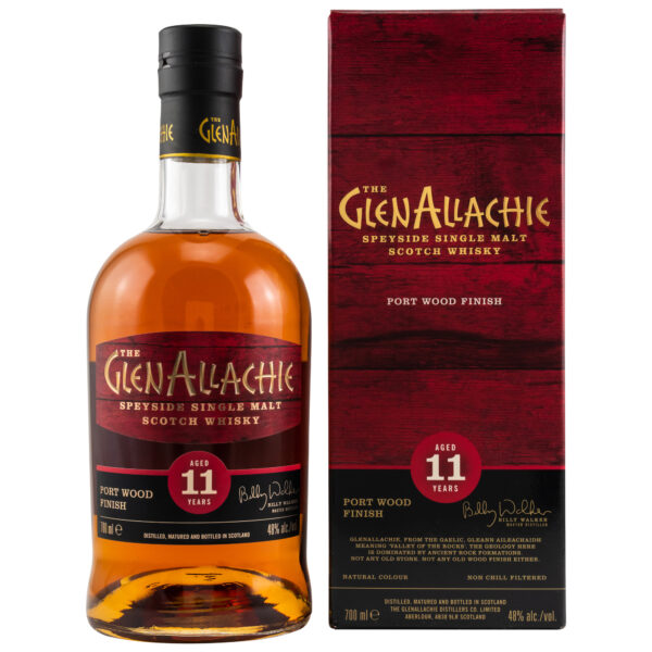 GlenAllachie 11 y.o., port wood finish, 48 %