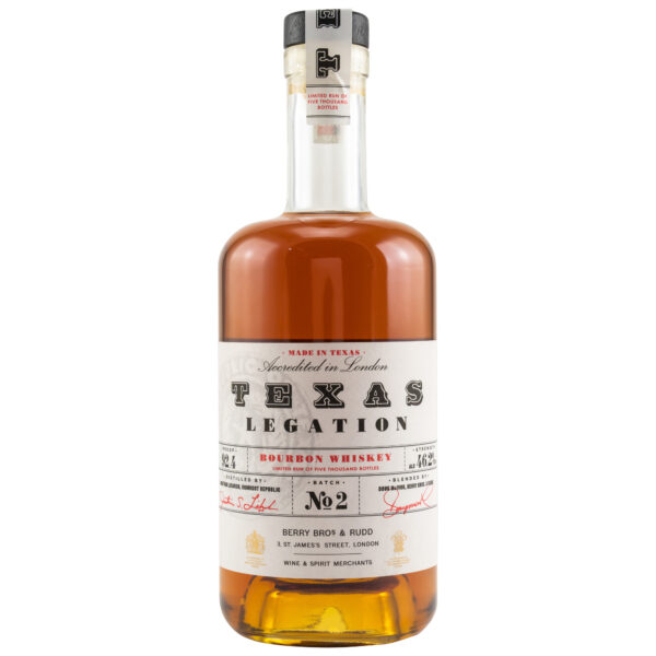 Texas Legation Bourbon Whiskey, 46,2 %