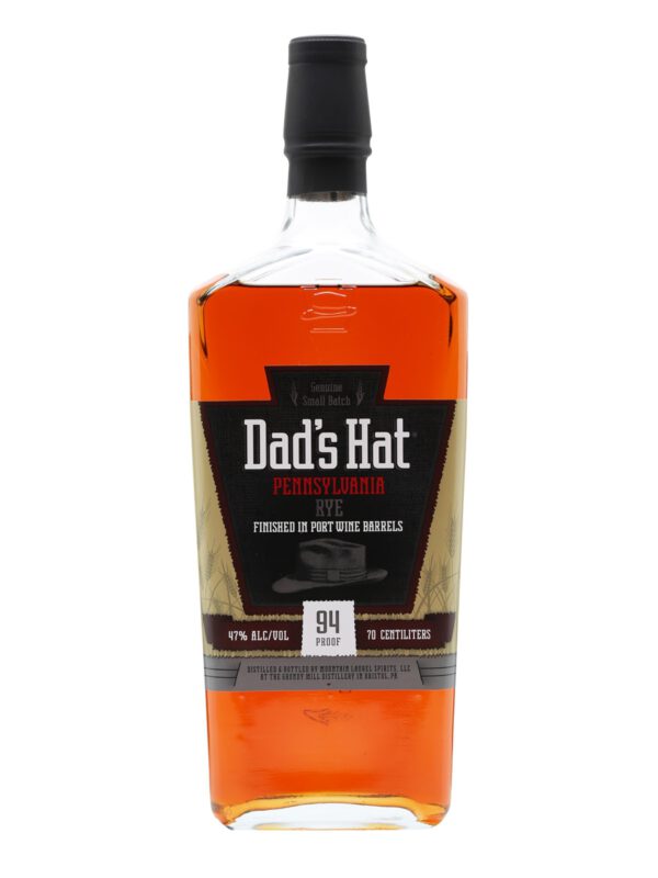 Dad´s Hat Pennsylvannia Rye Whiskey, port finish, 47 %