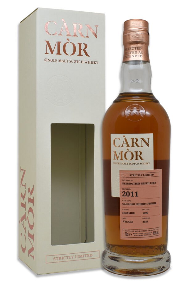 Glenrothes 2011, Càrn Mòr Strictly Limited, 47,5%vol, Oloroso Sherry