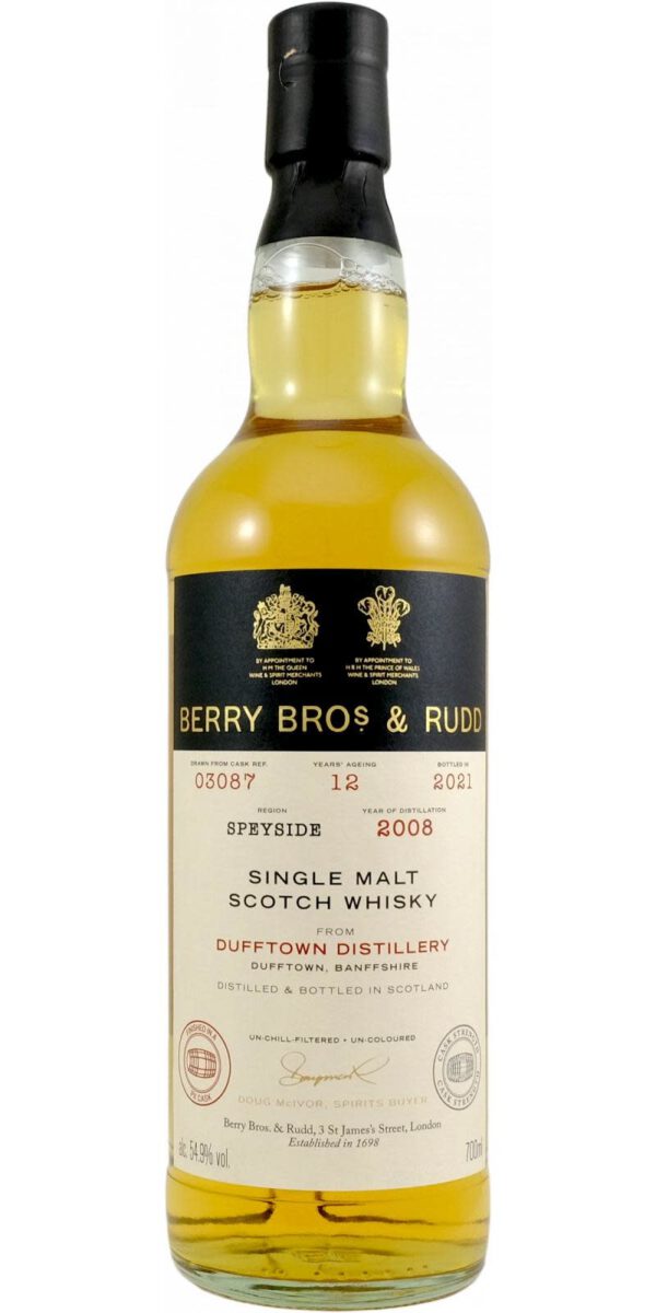 Dufftown 2008, Berry Bros & Rudd "PX Finish"
