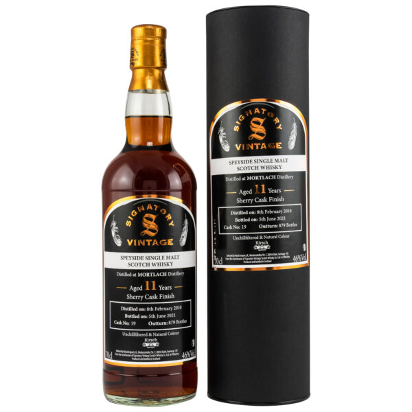 Mortlach 11 y.o., very dark sherry, 11 y.o., Signatory Vintage