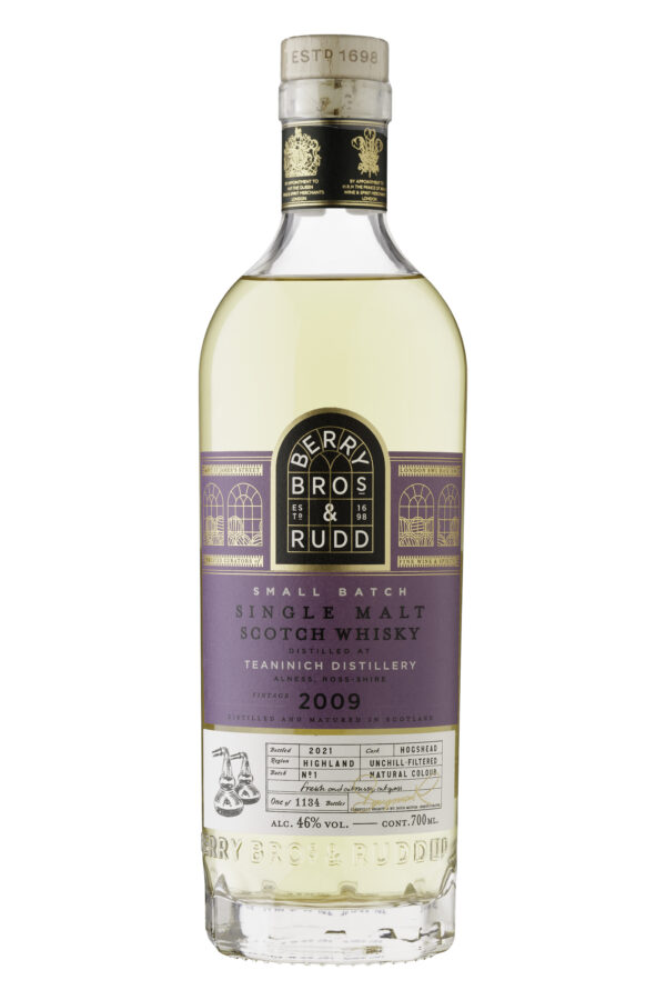 Teaninich 2009, 11 y.o., small batch, 46 %, Berry Bros. & Rudd