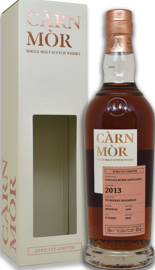 Glenallachie 2013, Càrn Mòr Strictly Limited, 47,5%vol, PX Hogshead