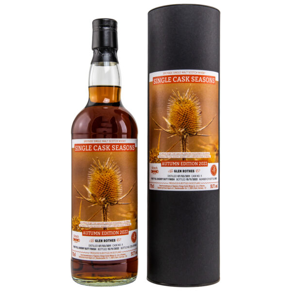 Glenrothes 2011, Signatory, Single Cask Seasons: Autumn, 51,7 %, 1st fill sherry butt finish