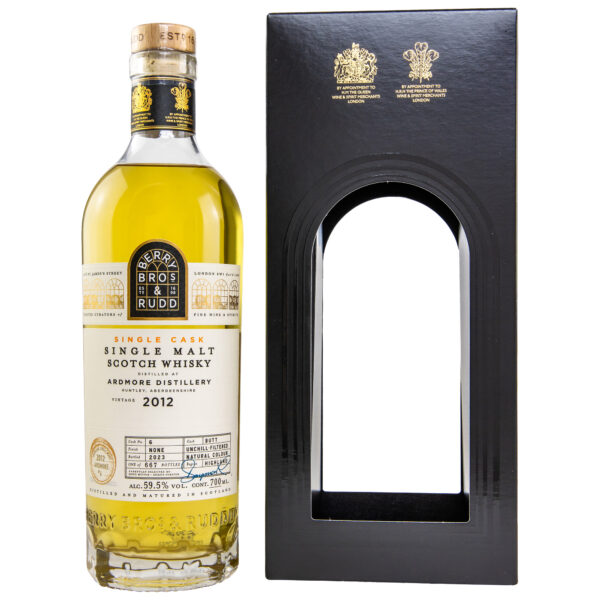 Ardmore 2012, 11 y.o., hogshead, 59,5 %