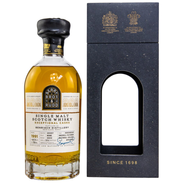 Benriach 1991, 32 y.o., exceptional cask, 48,3 %