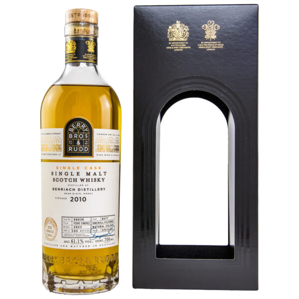 Benriach 2010, 13 y.o., PX Sherry finish, 61,1 %