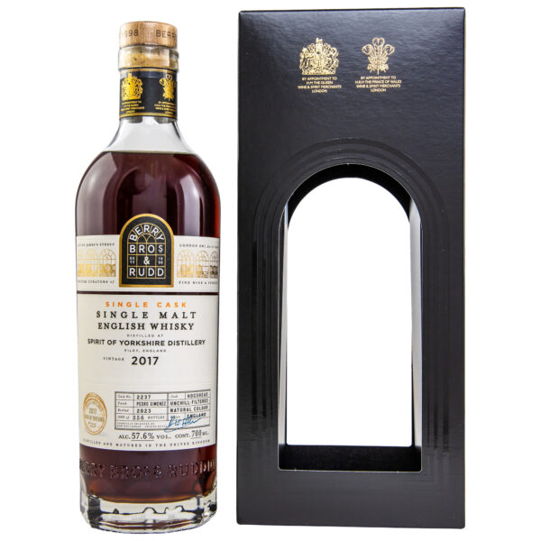 Spirit of Yorkshire 2017, 6 y.o., px sherry finish, 57,6 %