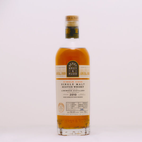 Linkwood 2010, oloroso sherry cask finish, 13y.o., 55,6%, "Auld Acquaintance Reserve"