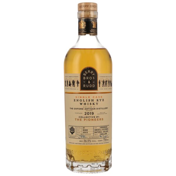 Oxford Artisan 2019, PIONEER COLLECTION, 54,5 %, English Rye Whisky