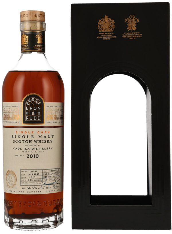 Caol Ila 2010, oloroso sherry finished hogshead, 56,4 %