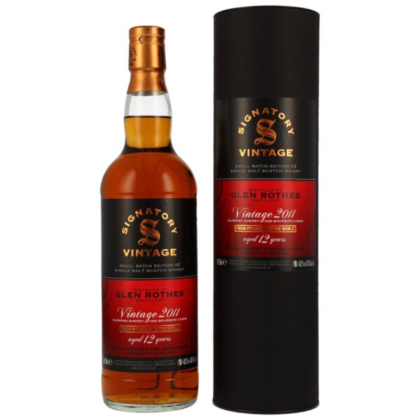 Glenrothes 2011, Signatory Small Batch, 12 y.o., 48,2 %