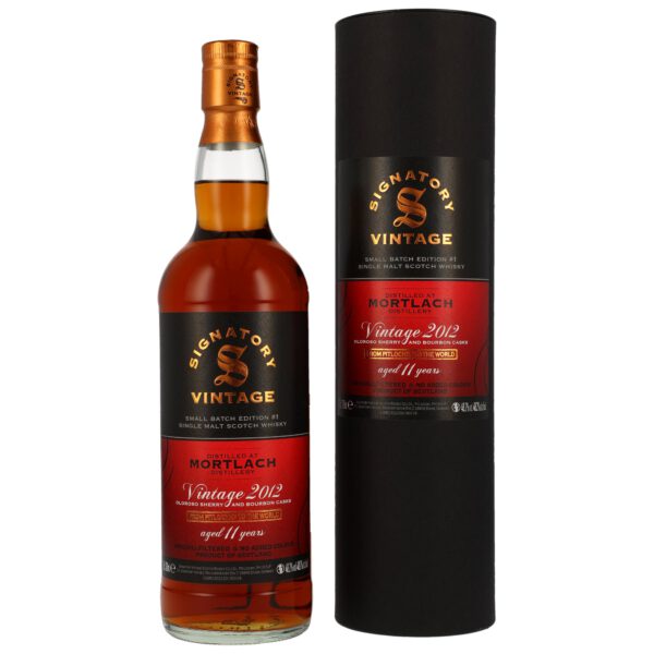 Mortlach 2012, Signatory Small Batch, 11 y.o., 48,2 %