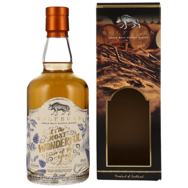 Wolfburn, X-Mas Edition 2023, 46 %, Limited Edition 1.800 Flaschen