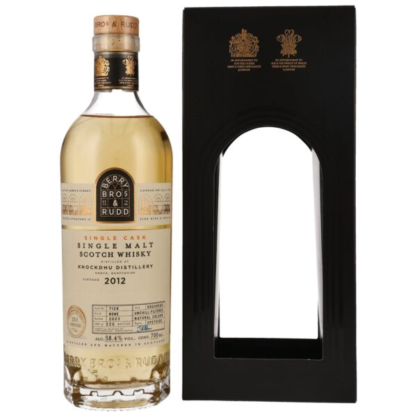 Knockdhu 2012, Berry Bros. & Rudd, 58,4 %