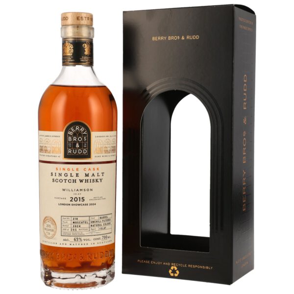 Williamson 2015, 63 %, moscatel finish, London Showcase 2024