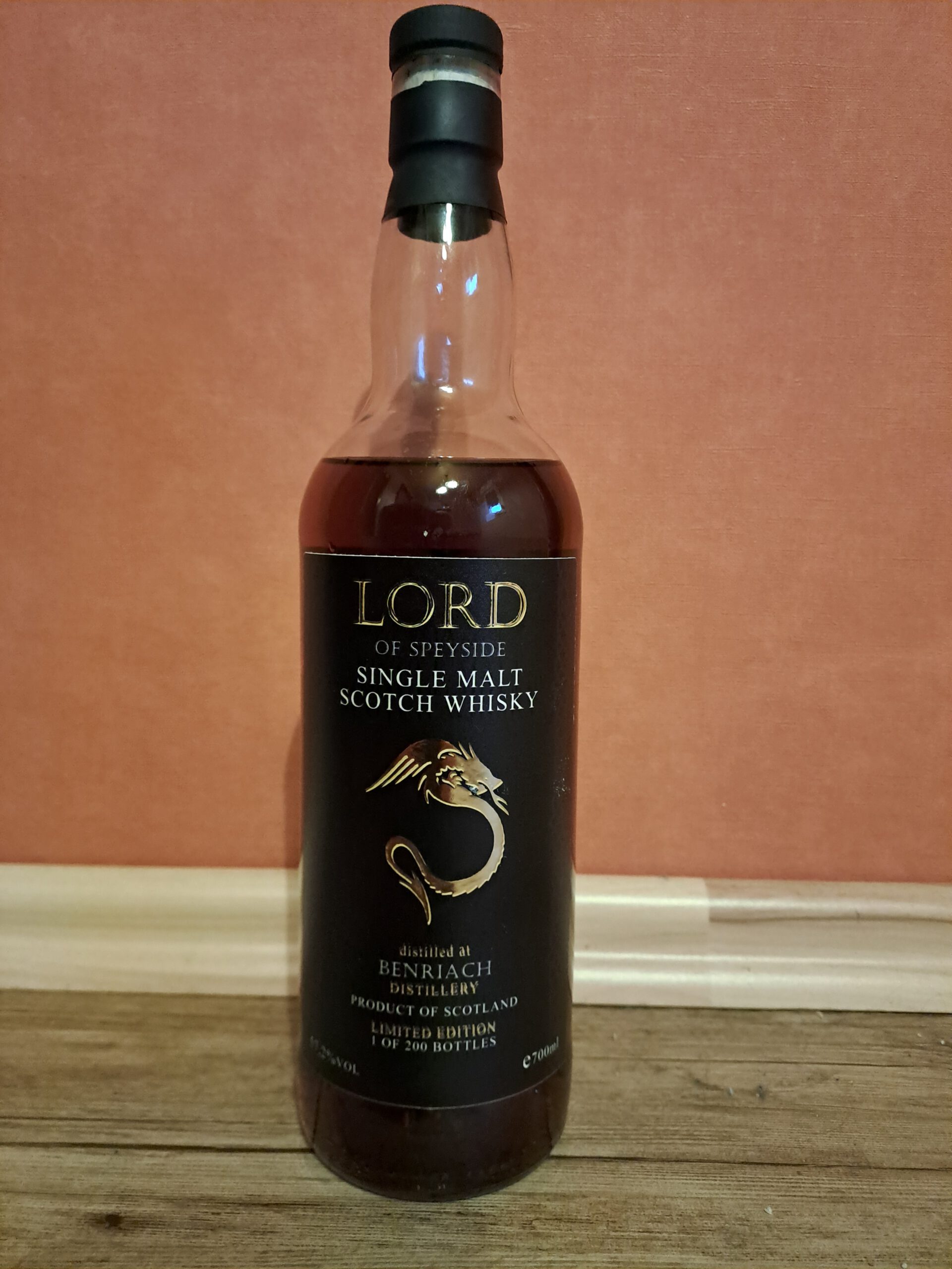 Lord of Speyside BENRIACH, 57,2 %, madeira cask, 12 y.o., limited single cask bottling